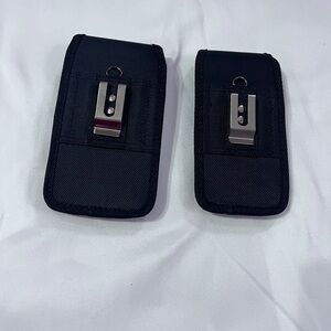 Black Cell Phone Holster with Clip 2